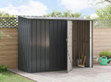 Garden Sheds Anthracite 203 x 85.5 x 200 cm Metal 42011303