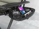 Set of Two Reclining Sun Loungers, with Cushion - Grey T3398P314197