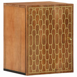 Bathroom Wall Cabinet 38x33x48 cm Solid Wood Mango 358304