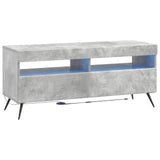 5 Piece LED TV Cabinet Concrete Grey Engineered Wood 3416922