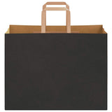 Paper Bags 250 pcs with Handles Black 32x17x25 cm 4101873