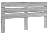 Bed Frame Grey Sonoma 140 x 190 cm Solid Pine Wood 3411749