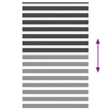 Zebra Blind Black 145x230 cm Fabric Width 140.9 cm Polyester 4014296
