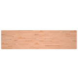Desk Top 220x55x2.5 cm Solid Wood Beech 356098
