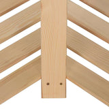 327323 5-Tier Storage Corner Rack 82,5x82,5x170 cm Solid Pinewood