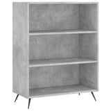 Highboard Concrete Grey 69.5x34x180 cm Engineered Wood 3200045