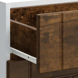 Kitchen Base Cabinet Lucca Smoked Oak Engineered Wood 854274