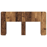 Headboard Cabinet with Storage Old Wood Engineered Wood 8001226