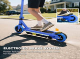 Electric Scooter for Kids 6-14 Years, with Colourful Lights, Blue T3398P349462