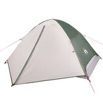 ZNTS Camping Tent Dome 4-Person Green Waterproof 94646