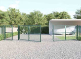 Mesh Garden Gate Green 500x125 cm Galvanised Steel 154540