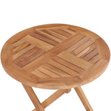 Outdoor Table Natural teak Solid teak wood Compact Foldable 48976