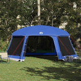 ZNTS Pool Tent with Removable Fly & Mesh Walls Azure Blue 618x532 cm 4100628