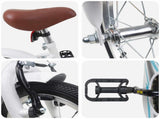 Kids Bike 16 Inches for 4-6 Years Old White 42009589