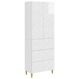 Cabinet Set 2 pcs High Gloss White 66 x 34.5 x 90 cm 3416722
