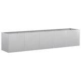 Planter 200x40x40 cm Galvanised Steel 860687
