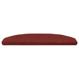 Self-adhesive Stair Mats 15 pcs Bordeaux Red 80 x 24.5 x 3.5 cm 42038668