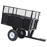 92449 Tipping Trailer for Lawn Mower 150 kg Load