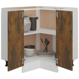 Kitchen Cabinet Lyon Smoked Oak 75.5x75.5x81.5 cm Engineered Wood 815582