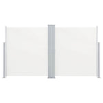 Retractable Side Awning Cream 140x600 cm 48455