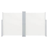 Retractable Side Awning Cream 140x600 cm 48455