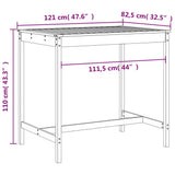 5 Piece Garden Bar Set Solid Wood Pine 3157805