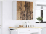 Wall Cabinet PORTO 2 pcs Old Wood 60 x 31 x 40 cm 885282