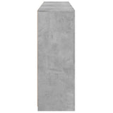 Sideboards with LED Lights 3 pcs Concrete Grey Engineered Wood 3209131