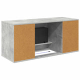 Electric Fireplace Concrete 100 x 37 x 45.5 cm Engineered wood 8020978
