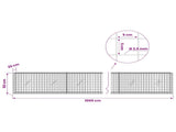 Gabion with 3.5 mm Wire and 5x5 cm Mesh 1000x20x50 cm 3462134
