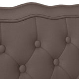 Bench Brown 119.5 x 64.5 x 75 cm Faux Leather 42019296