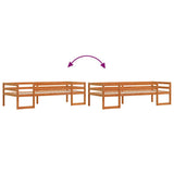 Kids' Bed Frame without Mattress Wax Brown 75x190 cm Small Single 846872