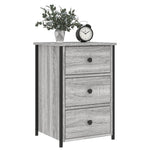 ZNTS Bedside Cabinet Grey Sonoma 40x36x60 cm Engineered Wood 825999