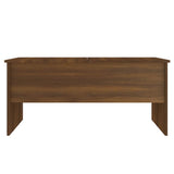 Coffee Table Brown Oak 102x50,5x46,5 cm Engineered Wood 819301