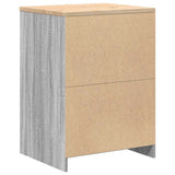 Garage Storage Cabinet Grey Sonoma 60x51x85 cm Solid Wood Pine 860603