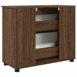 Bathroom Cabinet with Drawer Brown Oak 76.5 x 35 x 64 cm 883301