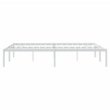 Metal Bed Frame without Mattress White 140x200cm 350914