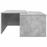 Coffee Table Set 2 pcs Concrete Grey Engineered Wood 8000263