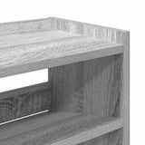 Shoe Rack Grey Sonoma 80x25x62 cm Engineered Wood 859919