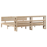 Bed Frame with Headboard without Mattress 180x200 cm Super King 3306092