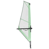 Inflatable SUP Board with Sail POSEIDON 330 x 76 x 15 cm Green 42039138