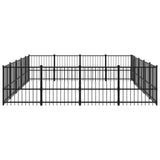 Outdoor Dog Kennel Steel 18,82 m 3124627
