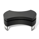 Coffee Table Shape-Adjustable High Gloss Black 240425