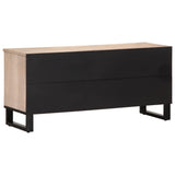 TV Cabinet 100x34x46 cm Solid Wood Mango 377517