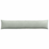 Sofa Pillows 2 pcs Light Grey 200 x 40 cm Corduroy Fabric 42013885