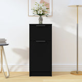 Sideboard Black 30x30x70 cm Engineered Wood 811117