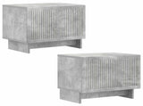 TV Cabinet Concrete Grey Engineered Wood 896018