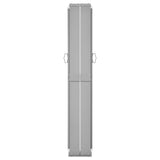 Patio Retractable Side Awning 140x1200 cm Blue 313391