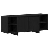 TV Cabinet 130 x 35 x 50 cm Black Oak Engineered Wood 862710