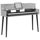 Studio Desk Grey Sonoma 110 x 40 x 19.5 cm Engineered Wood 8006689
